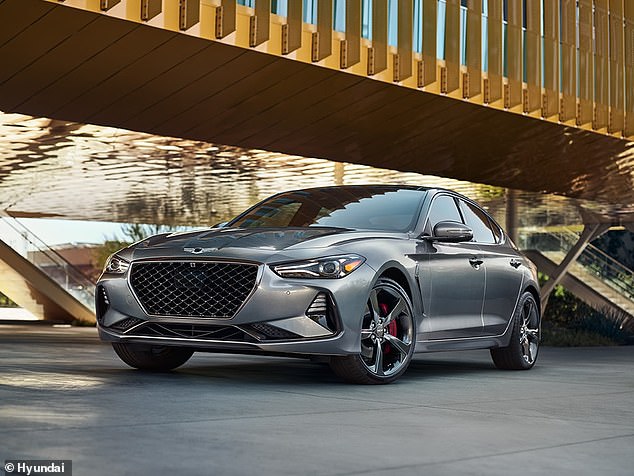 Nearly 67,000 Hyundai vehicles, including the 2021 Genesis G70 (pictured), have been recalled