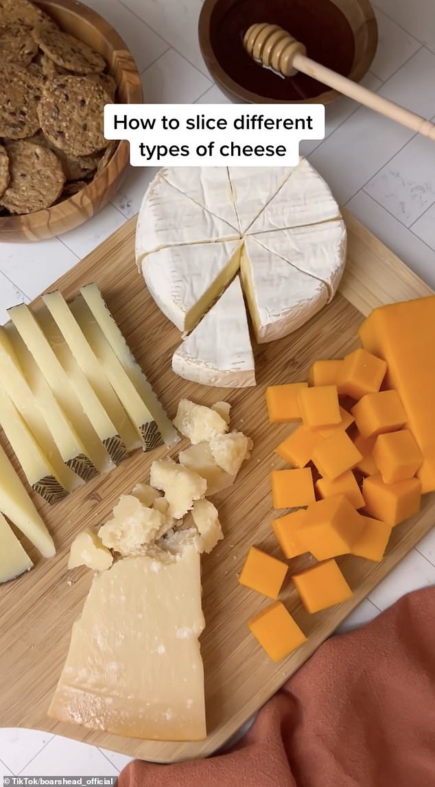 Experts from one of the United States' most popular delis, Boar's Head, have revealed that many people cut cheese incorrectly when preparing it for a charcuterie board