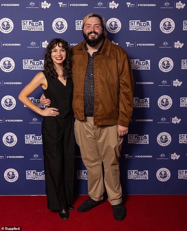 Jack Braddy, an actor who lives in a house in Melbourne, has revealed that he is considering selling his kidney to pay for his own house (he is pictured on the right with The Organist cast member Jess Ciancio)