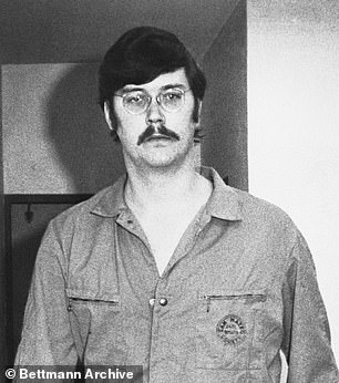 Edmund Kemper (pictured) murdered his grandparents, six young female students, his mother and her girlfriend in the 1970s