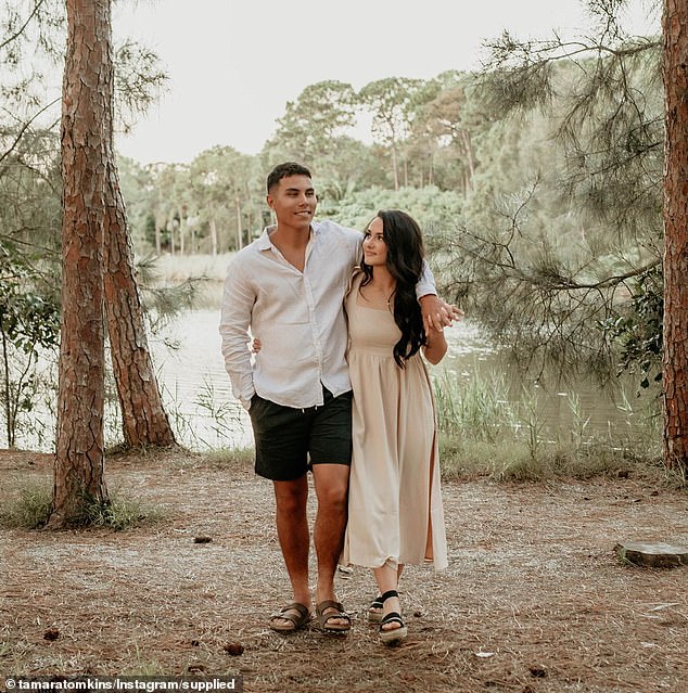 Corey Tomkins (pictured with his wife) started hiring students purely based on their attitude and personality, rather than their skills.