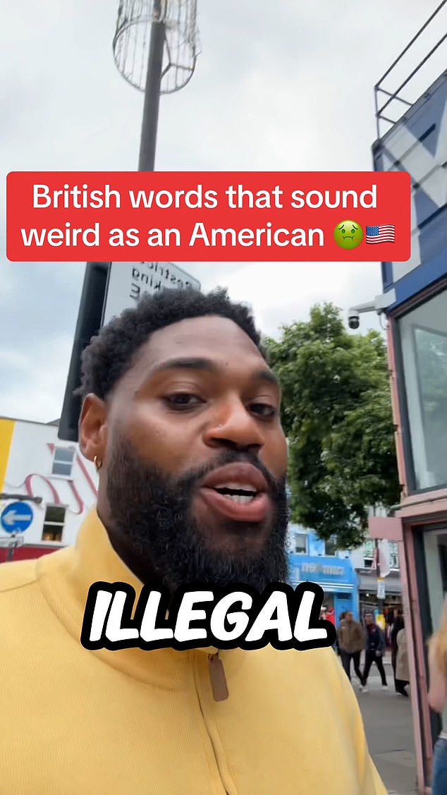 An American man living in London has revealed the five sentences he can no longer understand since moving to the British capital