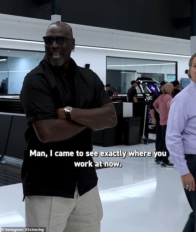 Michael Jordan was shocked after visiting the new base of his 23XI NASCAR racing team