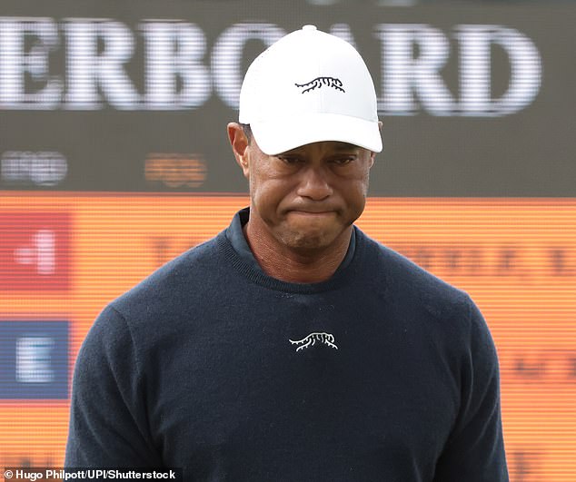 Tiger Woods missed the cut at The Open and looked dismal as he walked around Royal Troon