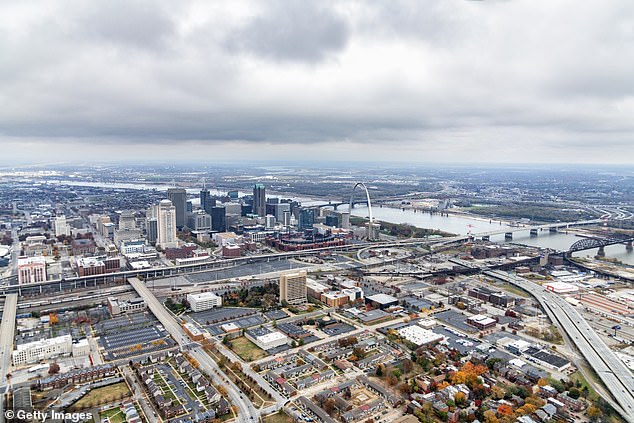 Missouri is the most popular market for investors, with three cities — including St. Louis (pictured) — ranking in the top five for the highest share of investor purchases.