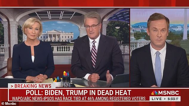 On Thursday, Joe Scarborough (center) used his 