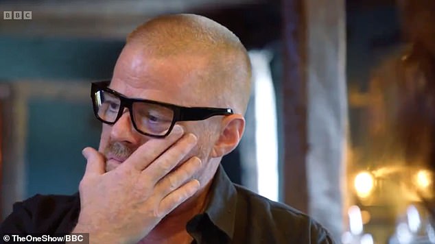 Heston Blumenthal was in tears as he bravely told how his wife Melanie Ceysson had saved his life by admitting him to hospital under the Mental Health Act during his battle with bipolar disorder.