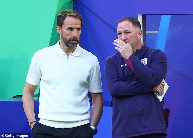 Should Southgate (left) choose to drop Kane, it could be a boost for the opposition if his name is not on the team sheet.