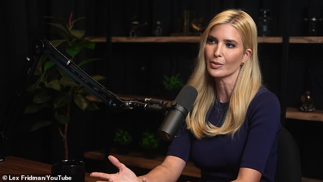 Ivanka Trump has spoken openly about her father's lawsuits for the first time during a podcast episode, in which she also shed a tear as she spoke about her 