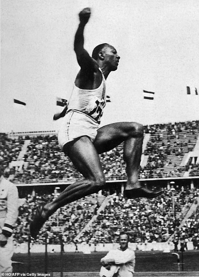 Jesse Owens won four gold medals at the 1936 Olympics, against the backdrop of Nazi Germany