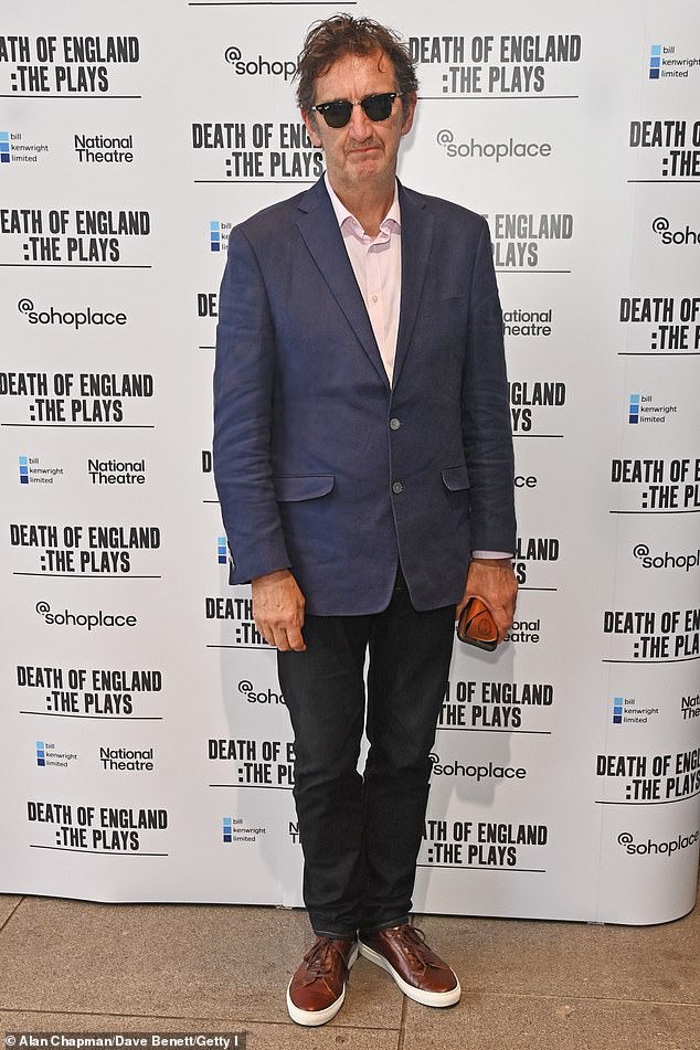 Jimmy Nail made a rare public appearance at the press night screening of Death Of England: The Plays at @sohoplace in London on Tuesday