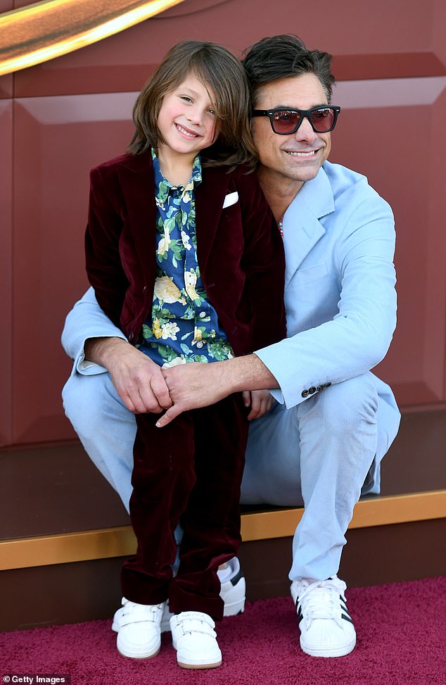 John Stamos took to his Instagram platform to share a special father-son moment this past weekend; photographed with son Billy in December