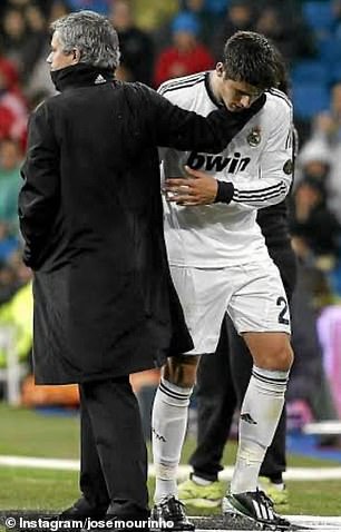 Spain captain Alvaro Morata was handed his debut by Mourinho during his time at Real Madrid