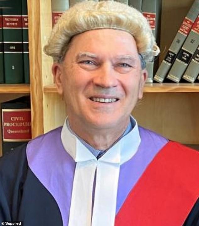 Queensland Judge Michael Burnett (pictured) has given a stern telling-off to a teenage private school boy who committed a series of serious crimes