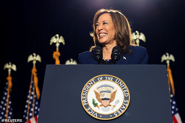 Vice President Kamala Harris spoke to voters in Milwaukee, Wisconsin, on Tuesday during her first campaign rally after winning enough delegates to secure the Democratic presidential nomination