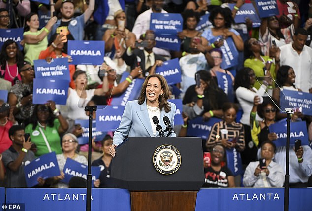 Vice President Kamala Harris repeatedly attacked Donald Trump at her rally