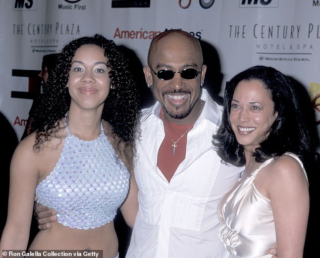 Talk show host Montel Williams, daughter Ashley Williams and Kamala Harris at the 8th Annual Race to Erase Multiple Sclerosis on May 18, 2001 in Century City