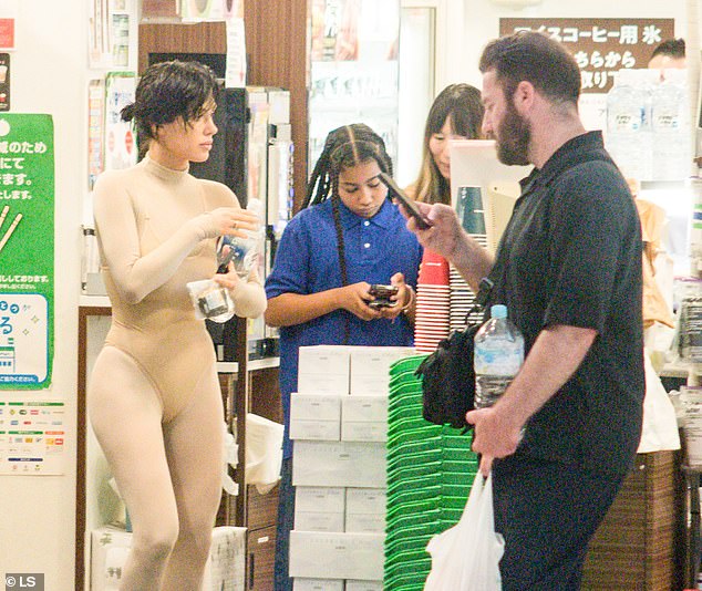 Kanye West's wife Bianca Censori brushed aside concerns about her daring dressing style around the rapper's children while on a shopping trip in Tokyo on Thursday