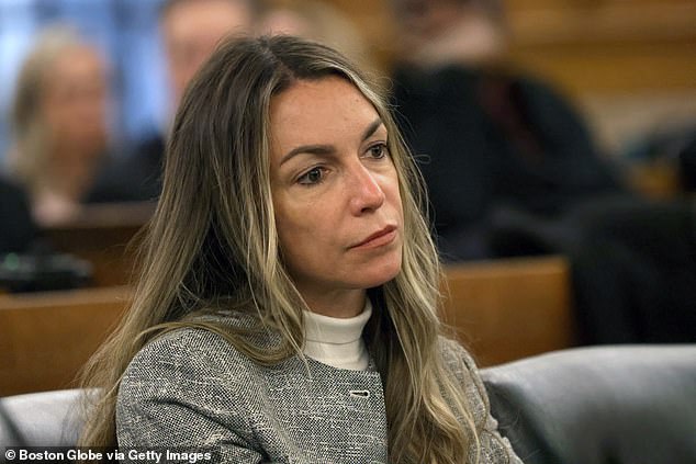 Karen Read during her final pretrial hearing on April 12 at Norfolk Superior Court