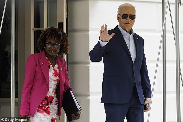 White House press secretary Karine Jean-Pierre may be seeking advice from herself four years ago as her boss Joe Biden's campaign continues to crumble