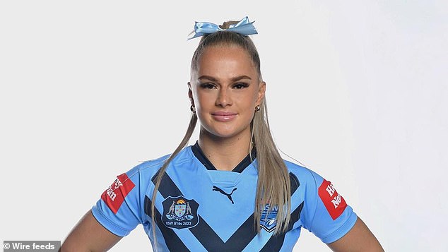 Parramatta Eels NRLW's Kate Fallon (pictured after being selected to play for NSW) is facing charges of assault occasioning actual bodily harm following alleged attack