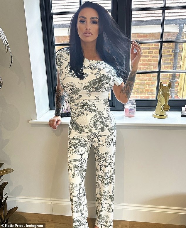 Katie Price, 46, has admitted her children are 'definitely fake babies' as she promoted her new autobiography on the Hits Radio Breakfast Show on Friday