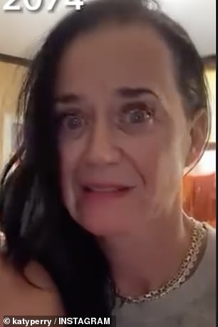 The filter flushed to 2074 and Katy had an aged appearance compared to the present day