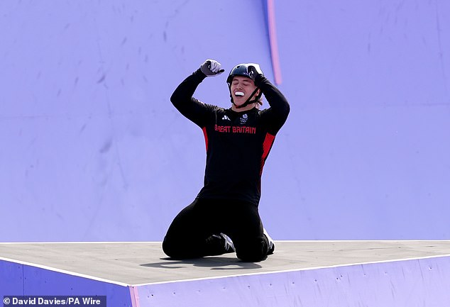 Kieran Reilly clinches BMX Freestyle Olympic silver with thrilling second