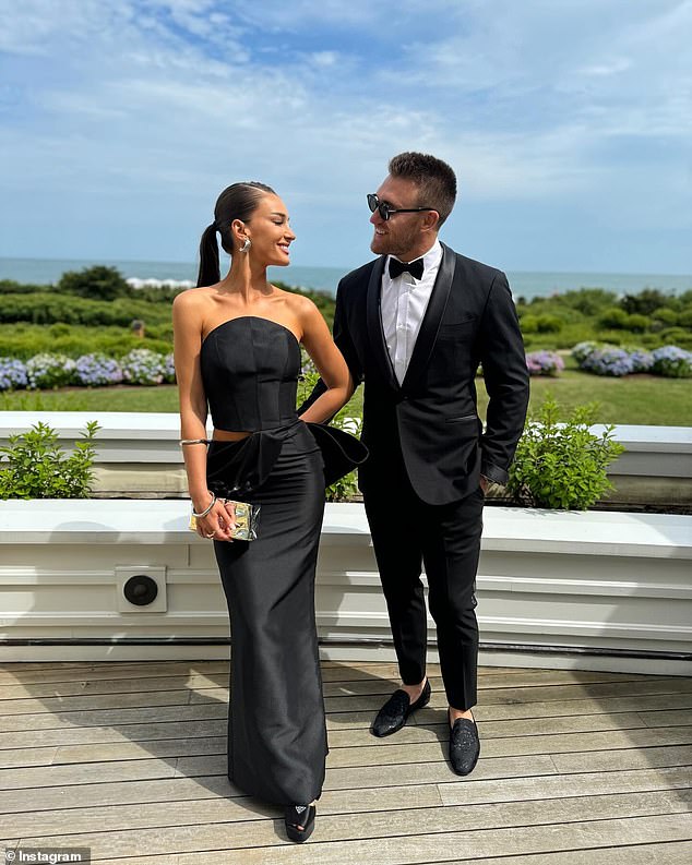 Kyle Juszczyk's fashion designer wife Kristin posted photos from Olivia Culpo's wedding