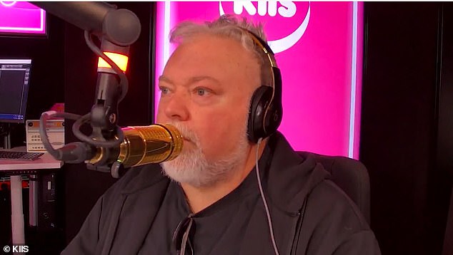 Kyle Sandilands (pictured) was less than impressed when he discovered on Tuesday morning that he had lost his driving licence for the ninth time