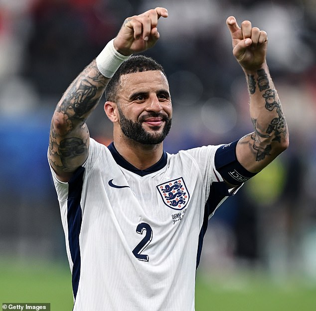 If winning has been a consistent theme for England, so too has vice-captain Kyle Walker's pre-match ritual, evident in all five of their matches before Wednesday's semi-final triumph.