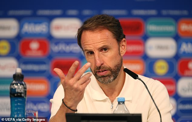 Gareth Southgate has denied a German reporter's accusation that England have had an easy run