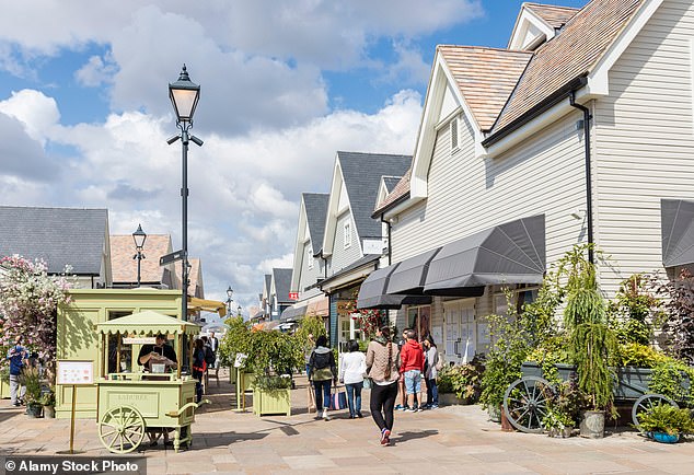 Bicester Village, a designer store in Oxfordshire, is part of LVMH boss Bernard Arnault's empire