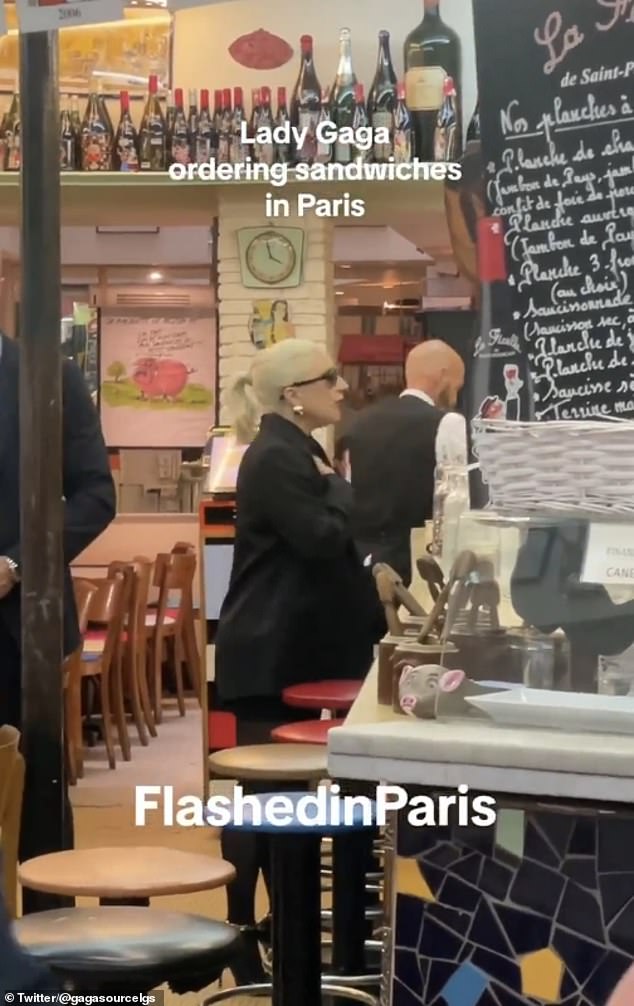 Lady Gaga fans went wild and said she was 'just like them' after she was spotted grabbing a sandwich in Paris on Saturday