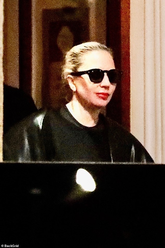 Lady Gaga took some time off from the studio to catch up with boyfriend Michael Polansky, 40, in New York City