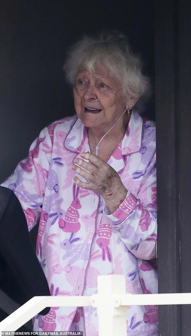 Dying grandmother Neryle Heasman has told of her shock when she discovered her grandson has been accused of killing his three children in a horrific house fire.