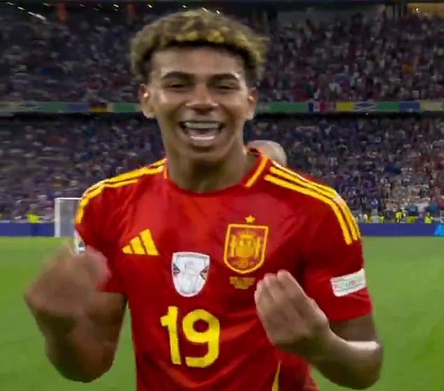 Lamine Yamal delivered a two-word message to the cameras after Spain's 2-1 win over France