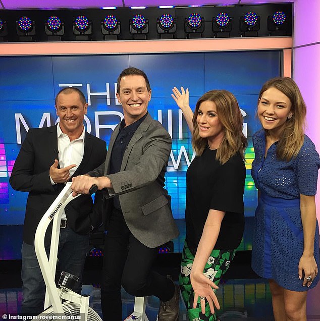 An old 'feud' between The Morning Show host Larry Emdur and TV veteran Rove McManus has flared up