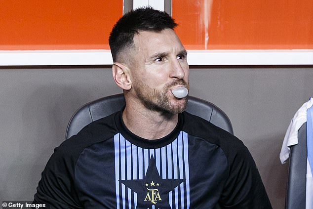 Lionel Messi was rested for Argentina's final Group A match against Peru on Saturday