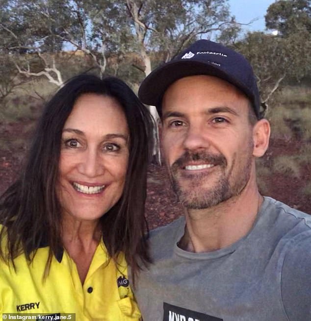 Kerry also often posts happy selfies with her FIFO colleagues