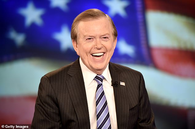 Republican candidate Donald Trump announces the death of former CNN star Lou Dobbs, who died at age 78