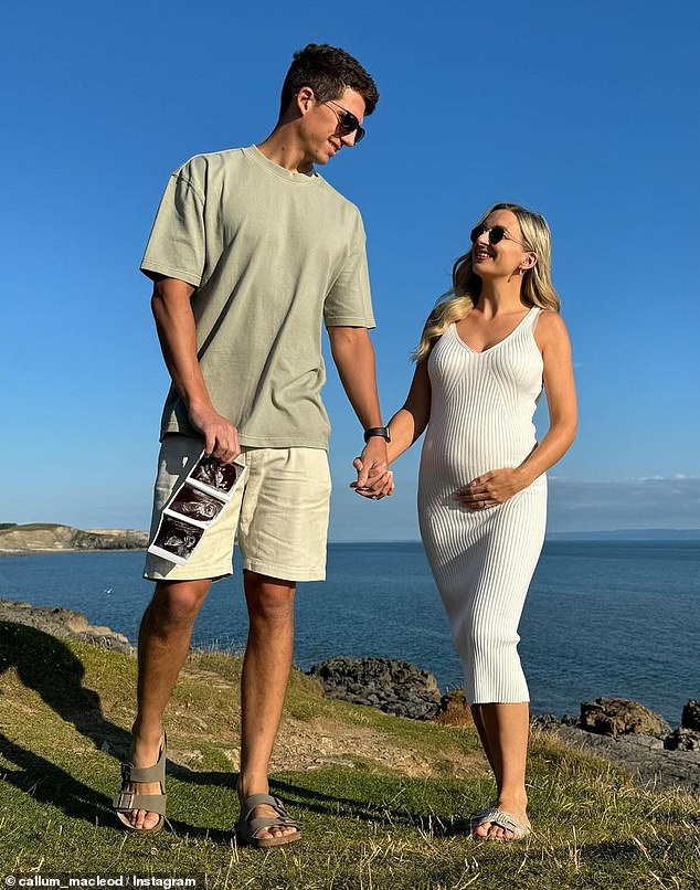 Love Island star Callum Macleod is to become a dad