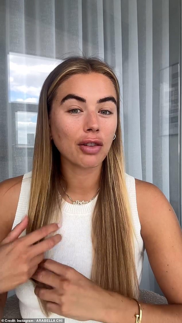 Arabella Chi has revealed she has been diagnosed with polycystic ovary syndrome (PCOS), opening up about a secret miscarriage, cystic acne, hair loss and debilitating period pain.