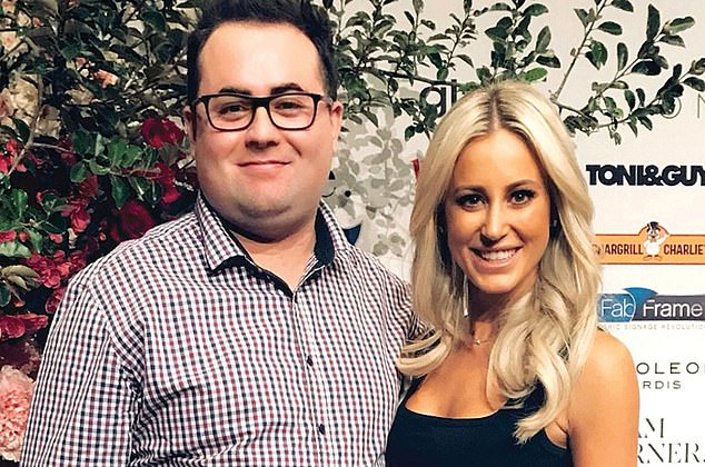 Hemmings (pictured left) used selfies with several celebrities, including public relations queen Roxy Jacenko (pictured), to promote his company in a sponsored media article published in 2023