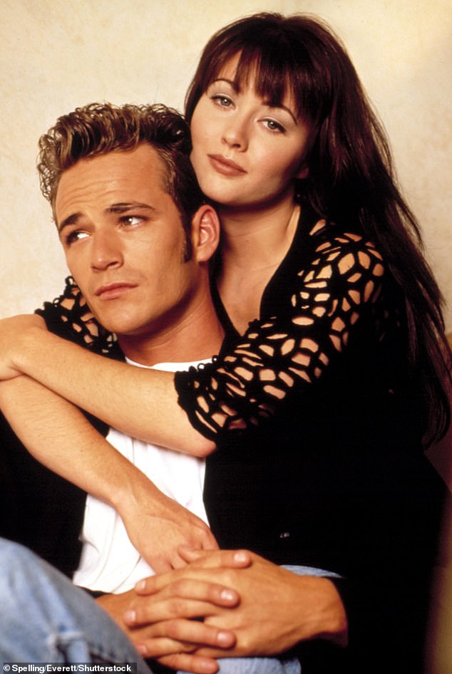 Sophie Perry, Luke Perry's daughter, shared a photo of her late father with his co-star Shannen Doherty, who passed away on Saturday, July 13, after a battle with breast cancer