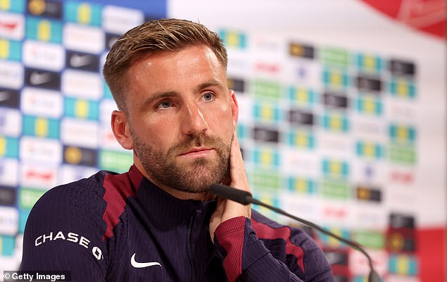 Luke Shaw admitted he thought his tournament was over before he even kicked a ball