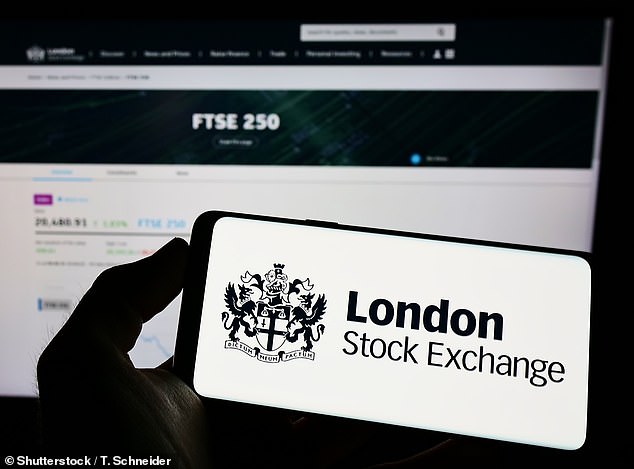 Boost: London's mid-cap stock index hit its highest level since April 2022, rising 0.1 percent or 13.98 points to 21,202.89