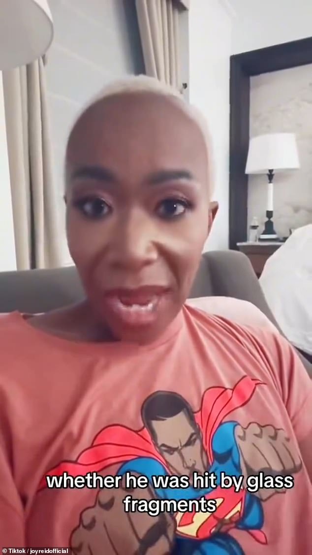 MSNBC's Joy Reid shared a new series of conspiracies about the attempted assassination of Donald Trump, including the claim that he may not have been shot at all