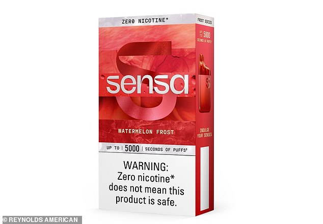 The vape, called Sensa, will go on sale in the US this week for $20 and comes in six flavors