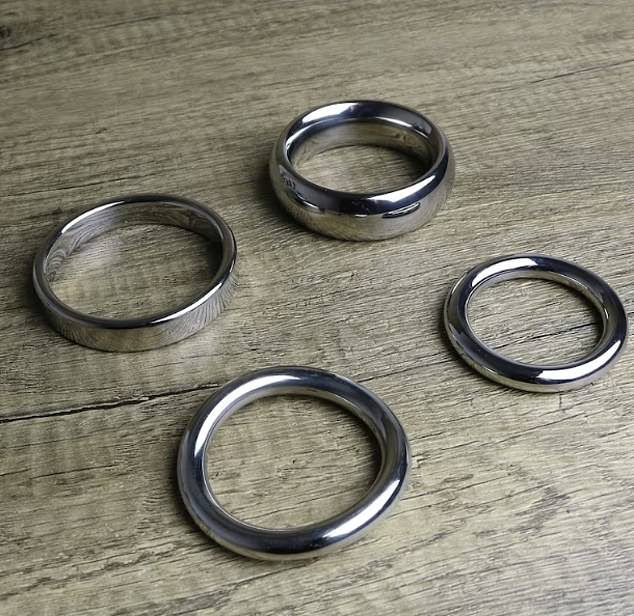 Some websites have a thriving marketplace for metal cock rings from as little as £7.99. This example comes from Etsy